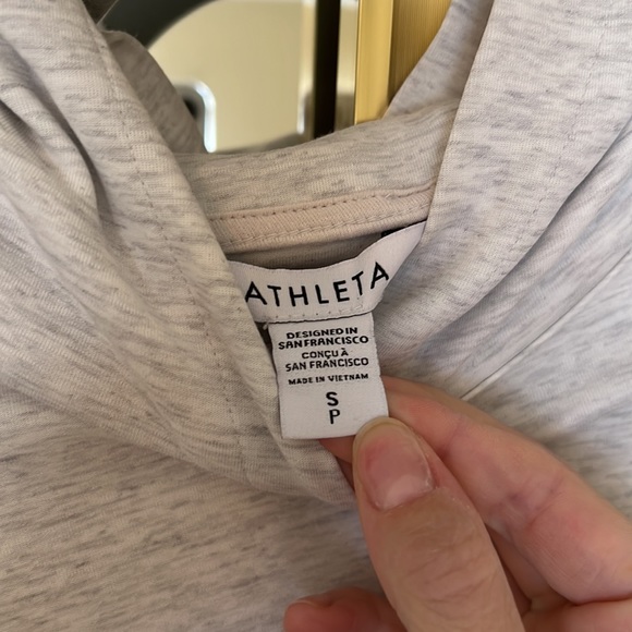 Athleta Cinch Wait Hooded Top - Picture 2 of 3